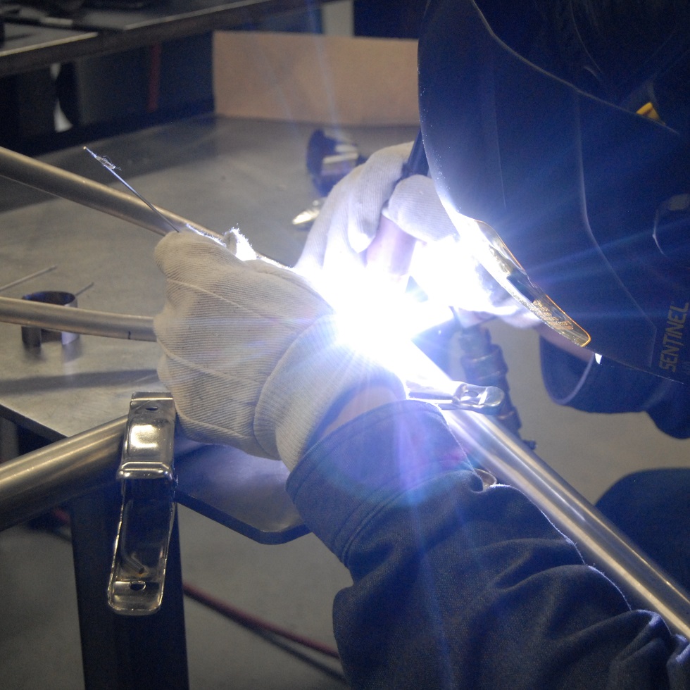 DG is TIG welding his own Titanium Gravel Bike, to travel all the way back to Korea with him. 